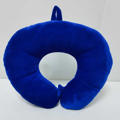 Personalised Blue Neck Pillow & Eye Mask Combo Gift Set for Kids